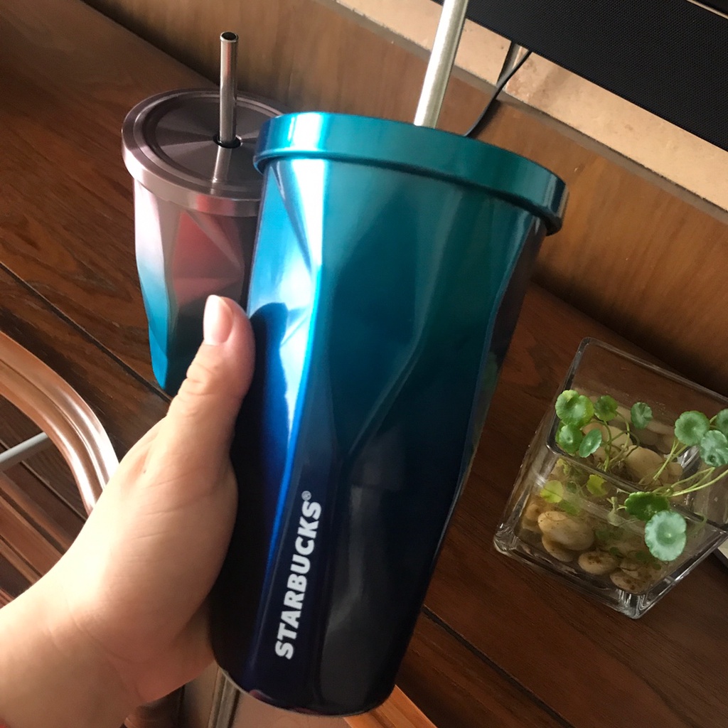 Ly starbucks Rơm rạ 473ml Chai nước Cốc Thép không gỉ 304 đựng nước dung tích lớn 2022 Món quà sinh nhật