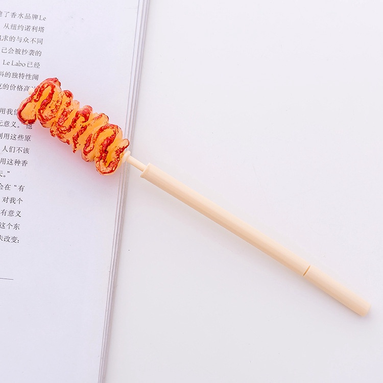 Bút Bi Nước Hình Thịt Xiên Nướng Độc Lạ Hài Hước