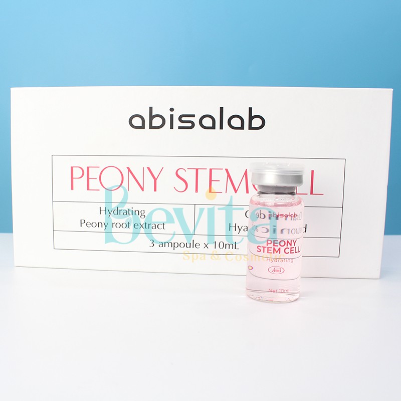 Tế bào gốc hoa mẫu đơn dưỡng ẩm Abisalab Peony Stem Cell, tế bào gốc giúp sáng da - Bevita