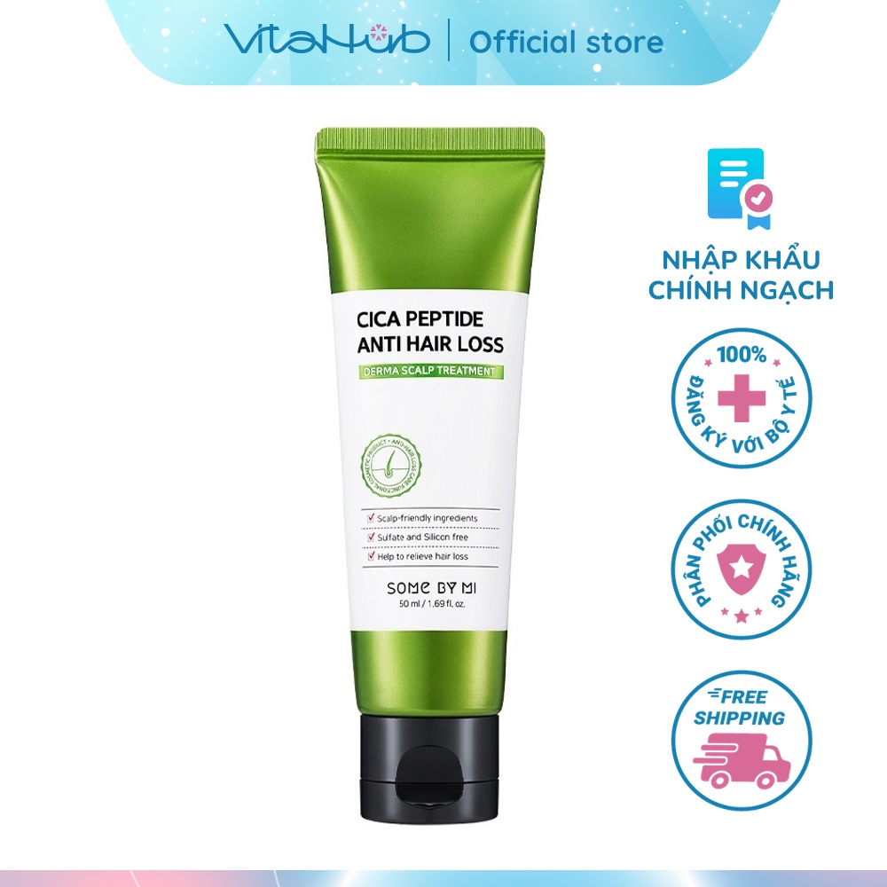 Dầu xả chống rụng tóc Some By Mi Cica Peptide Anti Hair Loss Derma Scalp Treatment 50ml