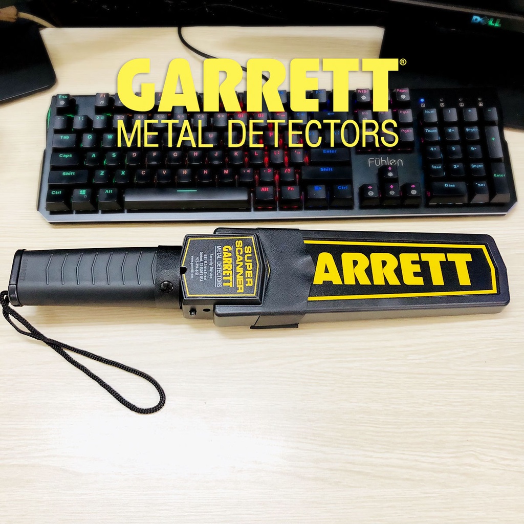 Máy dò kim loại cầm tay GARRETT | Máy rà kim loại cầm tay Super Scanner ® | Thiết bị dò kim loại cầm tay –Hàng nhập khẩu