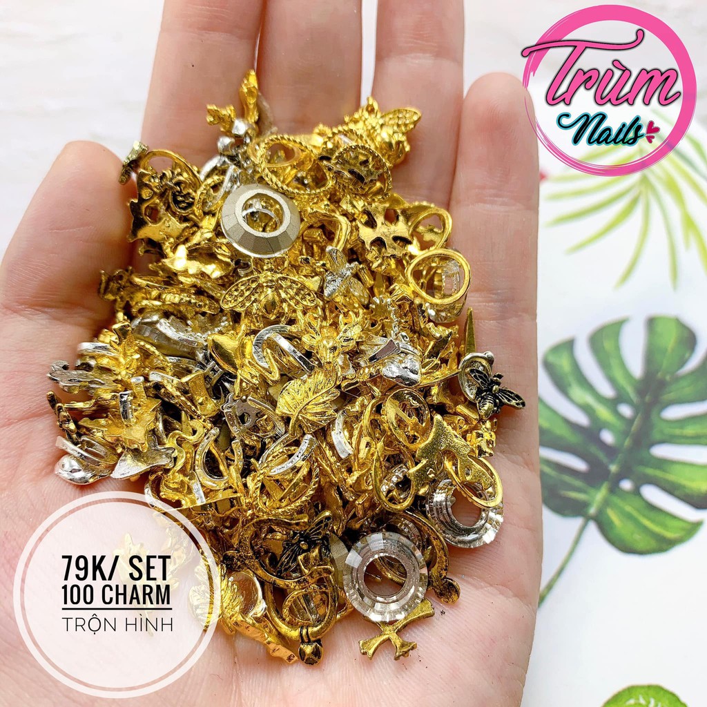 Set charm Mix 100 cái - Charm mix siêu xinh