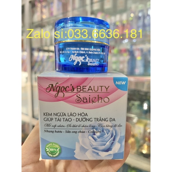 kem Ngọc’s ngừa lão hoá,giúp tái tạo da,dưỡng trắng da,mờ nếp nhăn,cân bằng độ ẩm hủ 12G