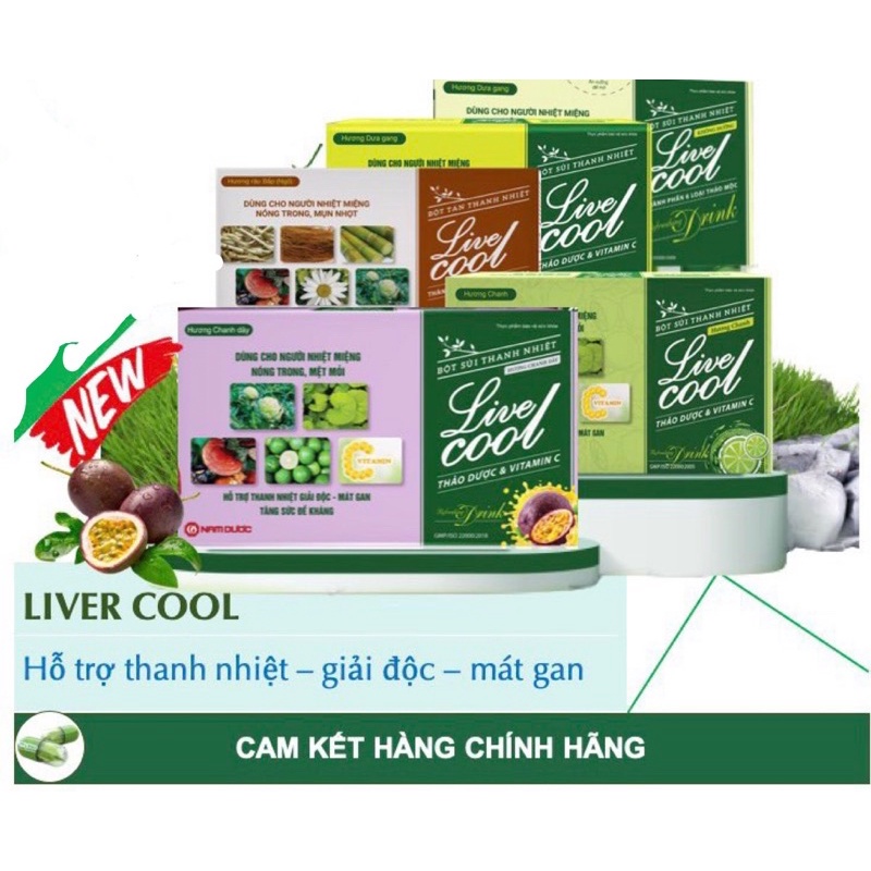 BỘT SỦI LIVECOOL hộp 10 gói