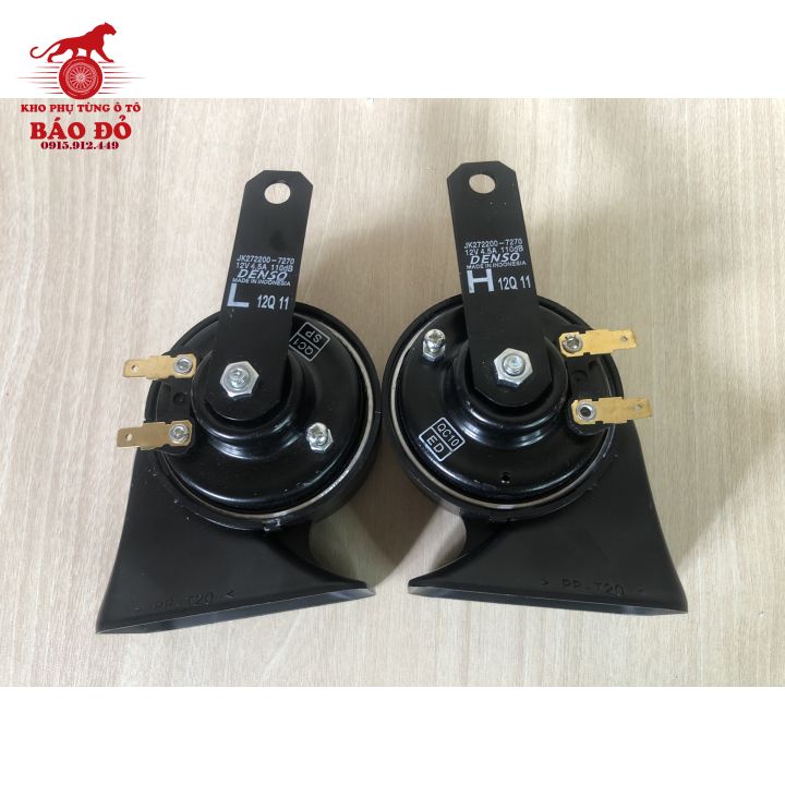 Còi sên Denso dùng cho ô tô, xe hơi chống nước 12 V