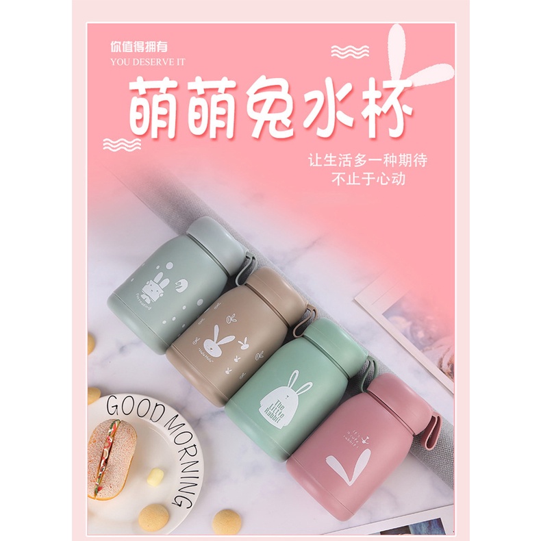 Ly Thủy Tinh Mini Hình Thỏ Munchkin Dễ Thương