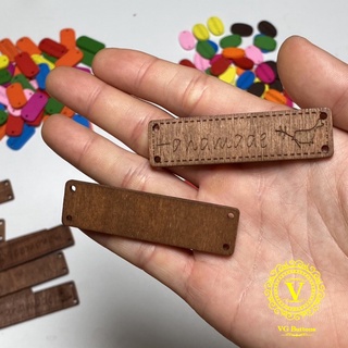 Cúc gỗ, nút gỗ handmade