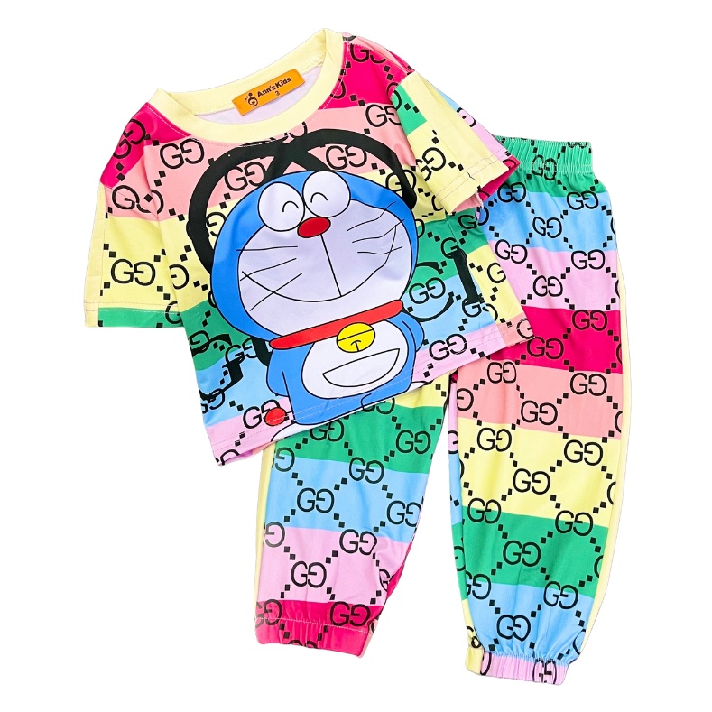 [XẢ KHO] Bộ Đồ Bé Trai 31-35 Kg Set Quần Áo Thời Trang Trẻ Em Cho Bé In Hoạt Hình Hot Trend Homie Kids TRSZ12