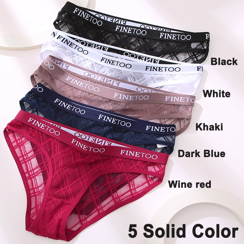 Set 3 quần lót CUTEBYTE lưới phối ren quyến rũ dành cho nữ