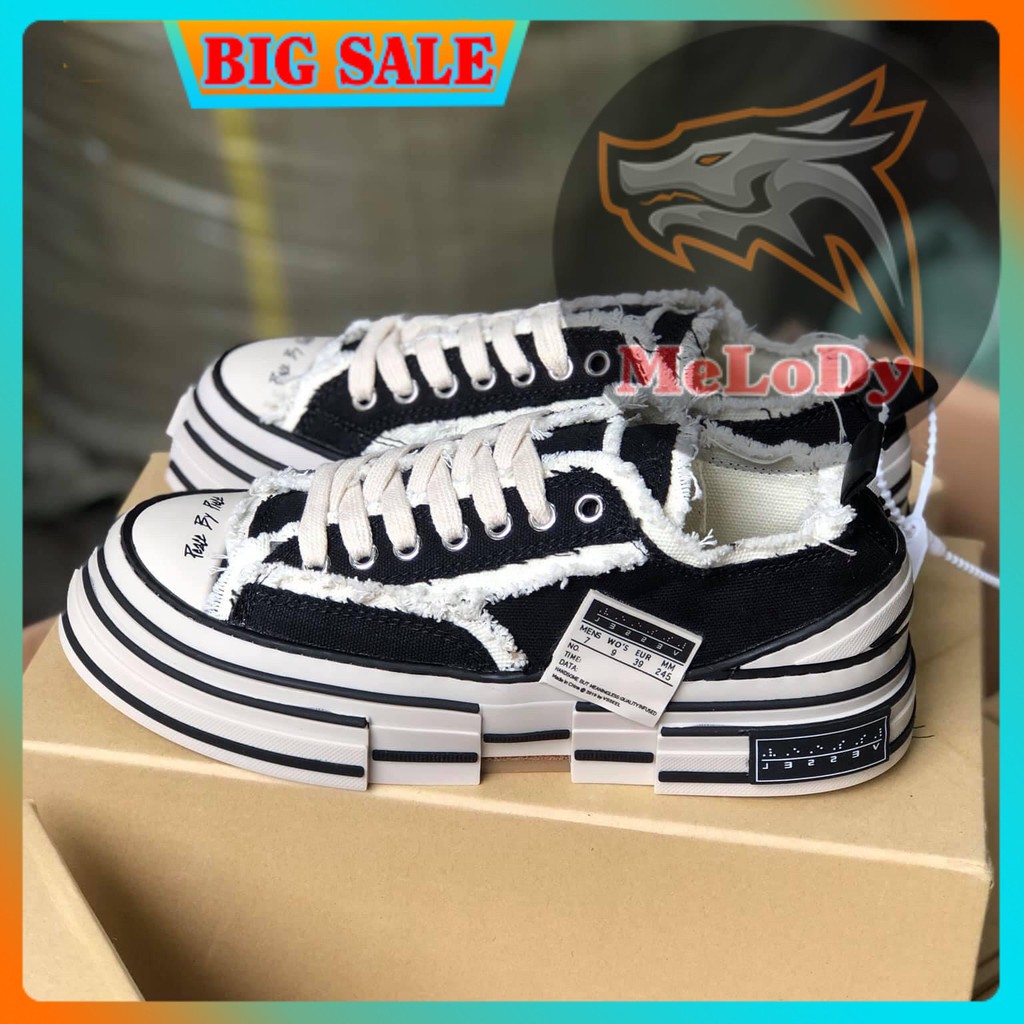 Giày xvessel , xvessel đế gỗ giày thể thao sneaker xvs đế gỗ nam nữ