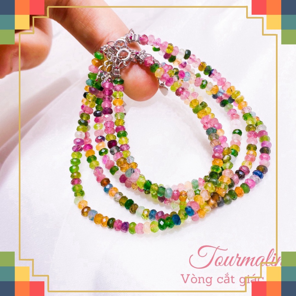 mẫu sale Vòng tay đá đa sắc phối bạc 925 không gỉ , oxi hóa mang may mắn tài lộc , đặc biệt là phái nữ đặc biệt