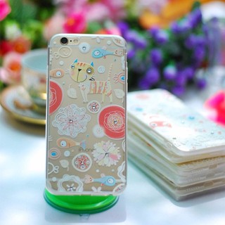 Ốp iphone 6 mèo đính đá