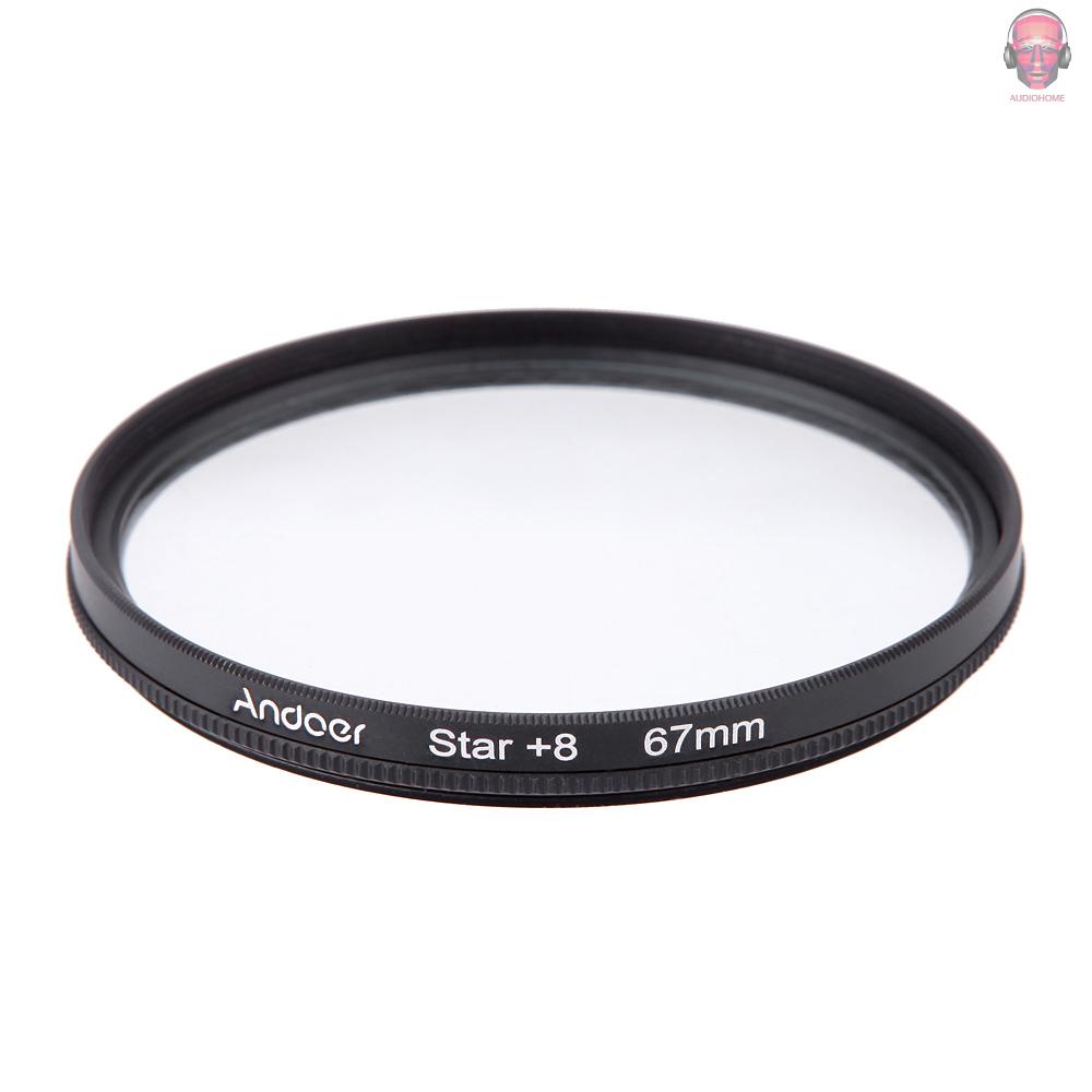 Mới Bộ Lọc Ống Kính Máy Ảnh Andoer 67mm Uv + Cpl + 4 + Star 8-point