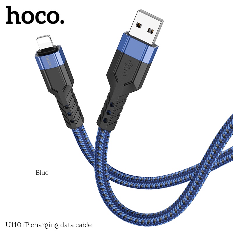 Cáp Sạc Nhanh Hoco U110 Cho IP Dây Dù 2.4A Dài 1.2m