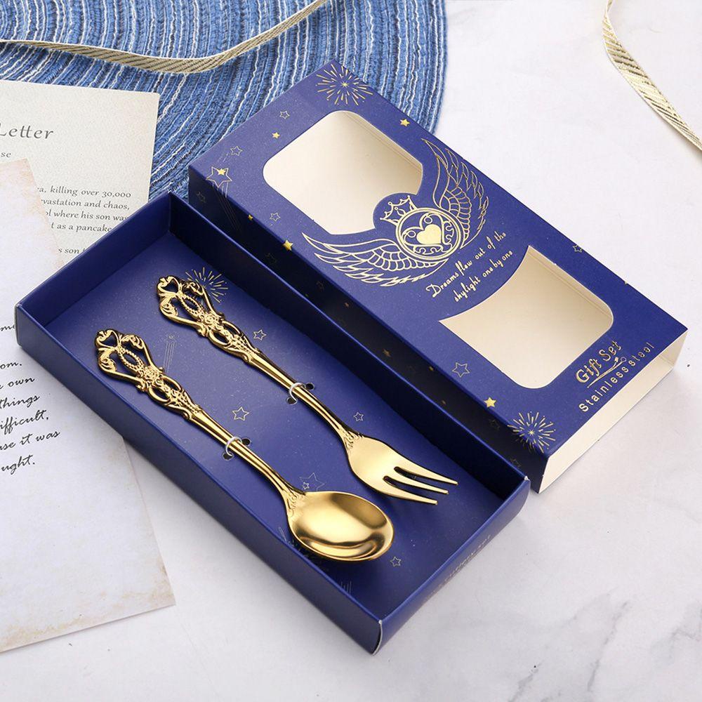 Muỗng Cà Phê Bằng Thép Không Gỉ Phong Cách Châu Âu