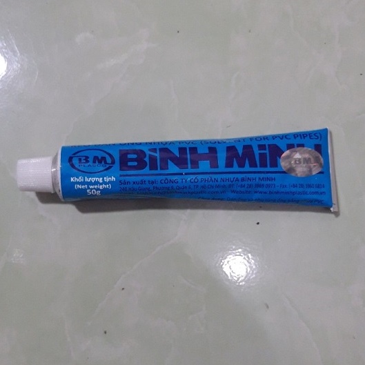 Keo dán ống nước Bình Minh 25g/ 50g /100g