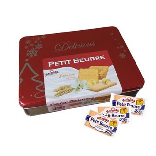 Bánh quy bơ cao cấp Delicious – hộp thiếc đỏ 600g