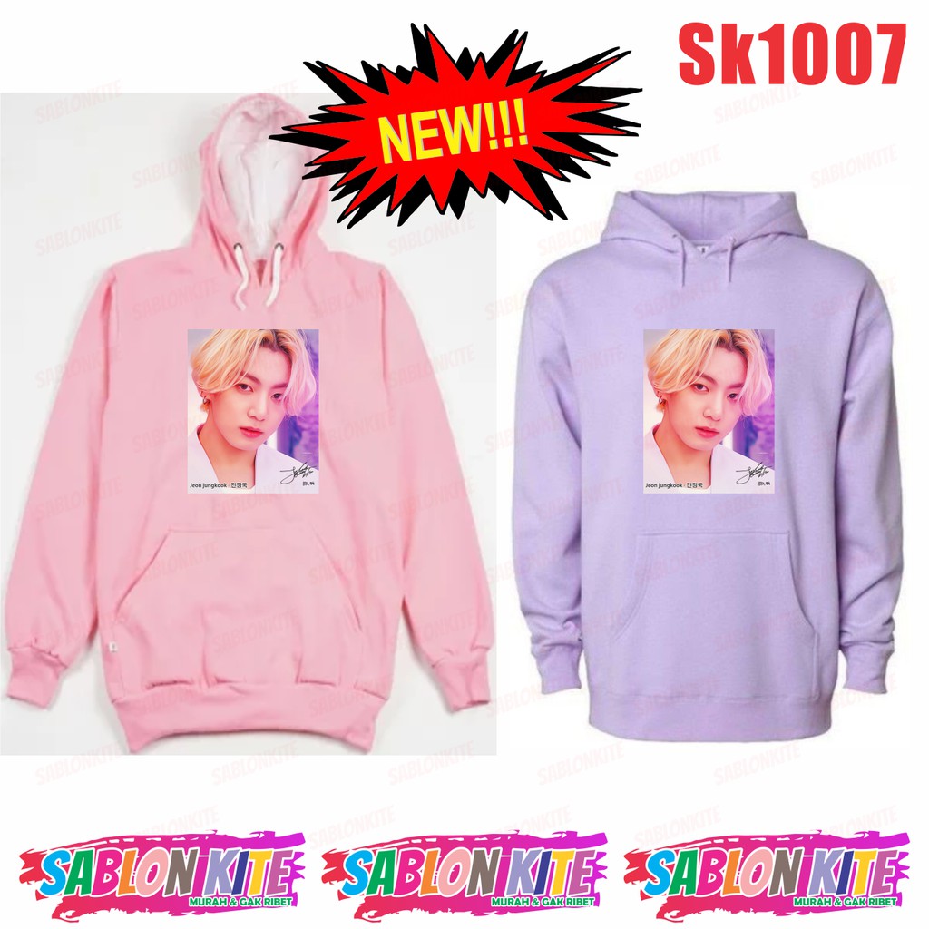 Mới Áo Hoodie Bts Jungkook Jk Sk1007 Jk Jin Sg Jm Jh Rm Fg V 5 Màu