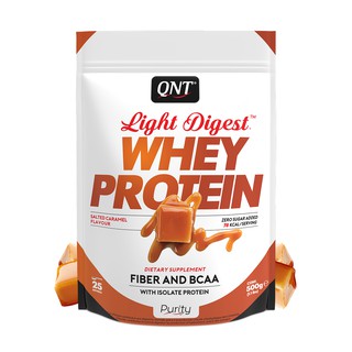 QNT Whey Protein Light Digest Salted Caramel 500g- Whey protein Tăng Cơ Giảm Mỡ vị Salted Caramel Chính Hãng