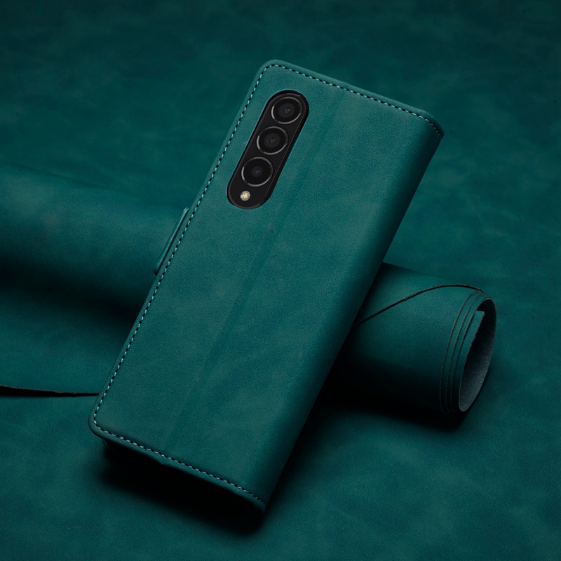 Ốp lưng Dạng Ví Da Lật Dành Cho Samsung Galaxy Z Fold 4 Flip 4 Flip 3 5G SS Z Flip 3 Fold 3 SS Z Fold5 SS Flip 5 5G