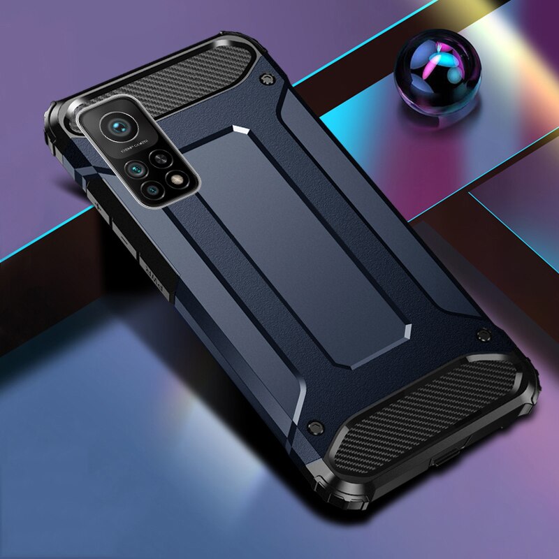 Xiaomi Mi 10T Pro 5G Case Luxury Hybrid Armor Shockproof Hard PC+TPU Phone Case For Xiaomi Mi 10T Cover