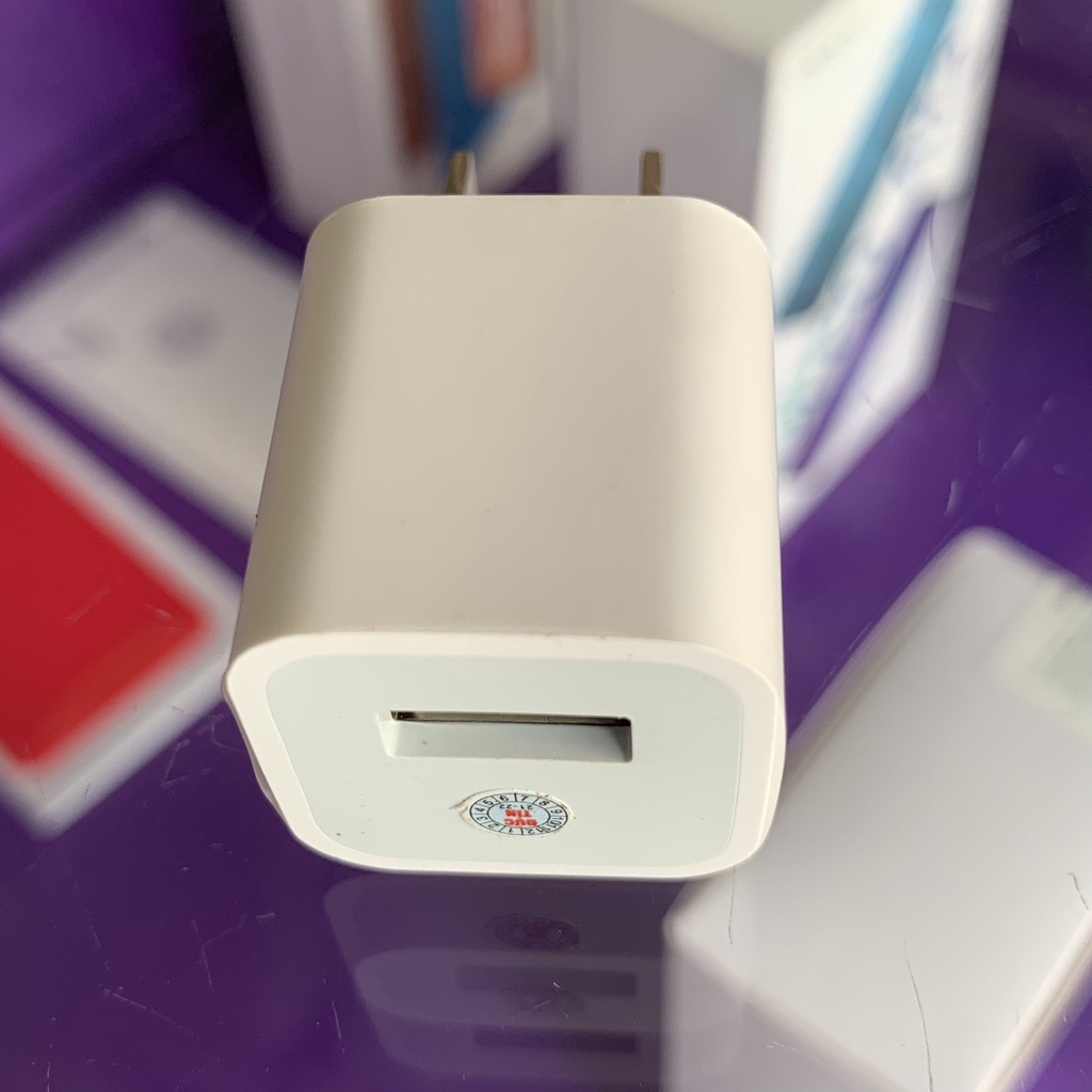 Củ sạc vuông A21 main đen, dây cáp sạc 6ic, dành cho IP6/7/8/6plus/7plus/8plus