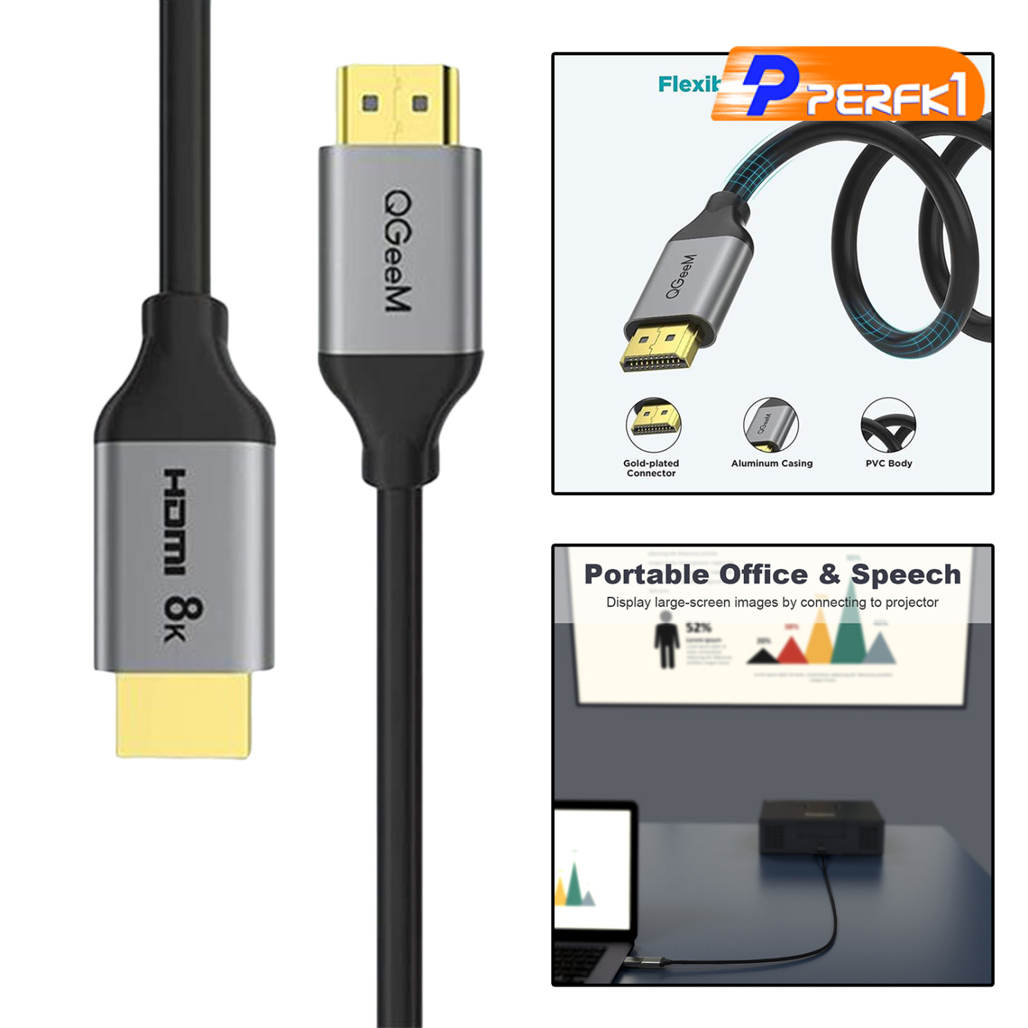 Dây Cáp Hdmi 2.1 8k 48gbps Tốc Độ Cao