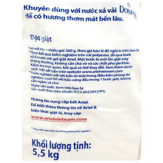 Bột giặt Ariel giữ màu 5.5kg