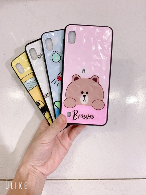 Ốp lưng sam sung A10 Vân đá kim cương 3D