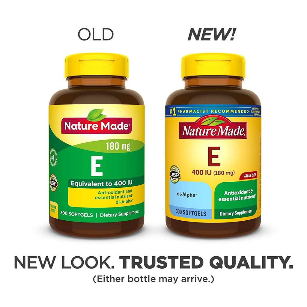 Date 2024 -VITAMIN E - NATURE MADE 400IU - 300 VIÊN🌟 | BigBuy360 - bigbuy360.vn