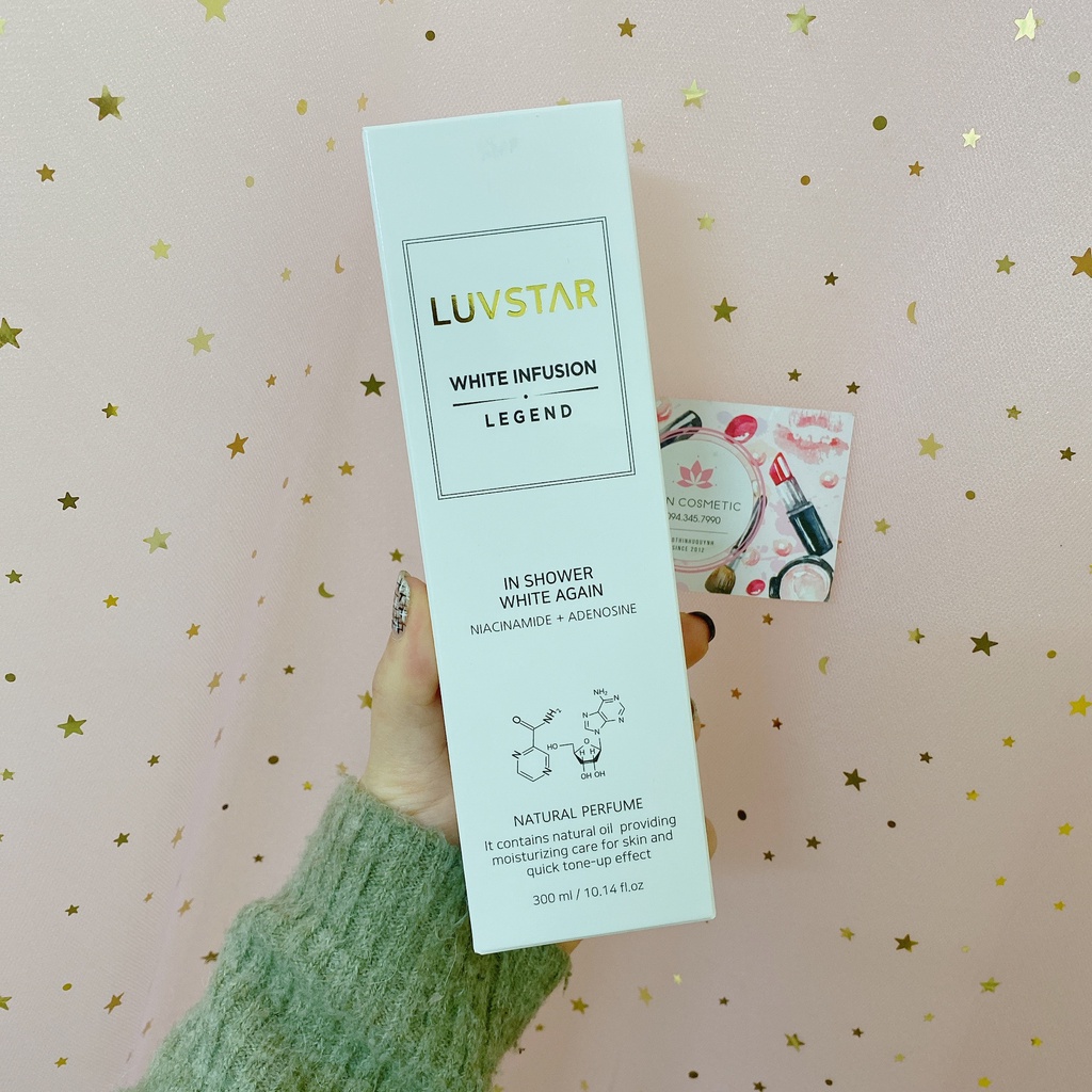 Sữa Tắm Truyền Trắng Da Luvstar Body White Infusion Legend 300ml