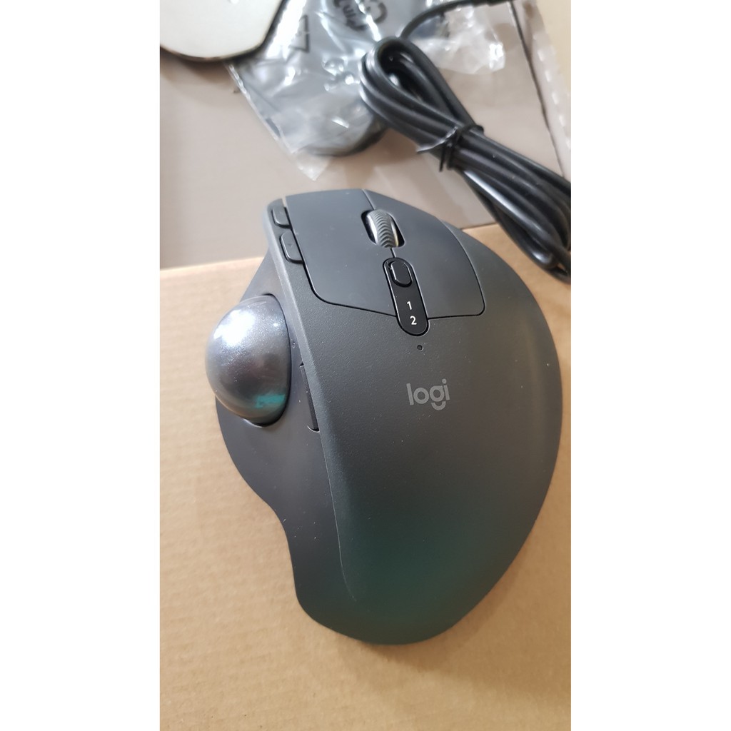 【Chuột máy tính】Chuột Trackball Không Dây Logitech MX ERGO Plus - Xám Đen