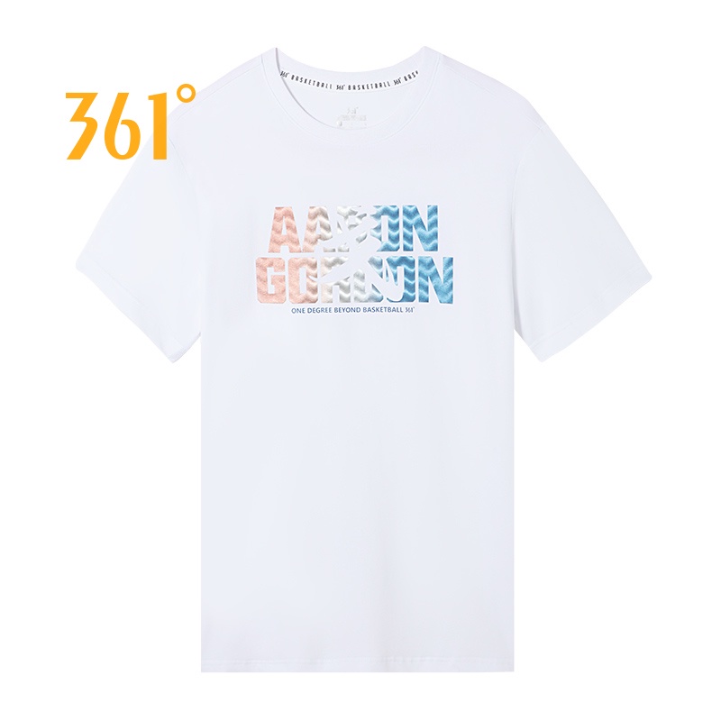 Áo thun bóng rổ 361 Degrees 552221101 cổ tròn tay ngắn phong cách mùa hè cho nam