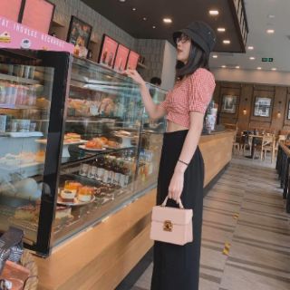 Set áo kẻ caro