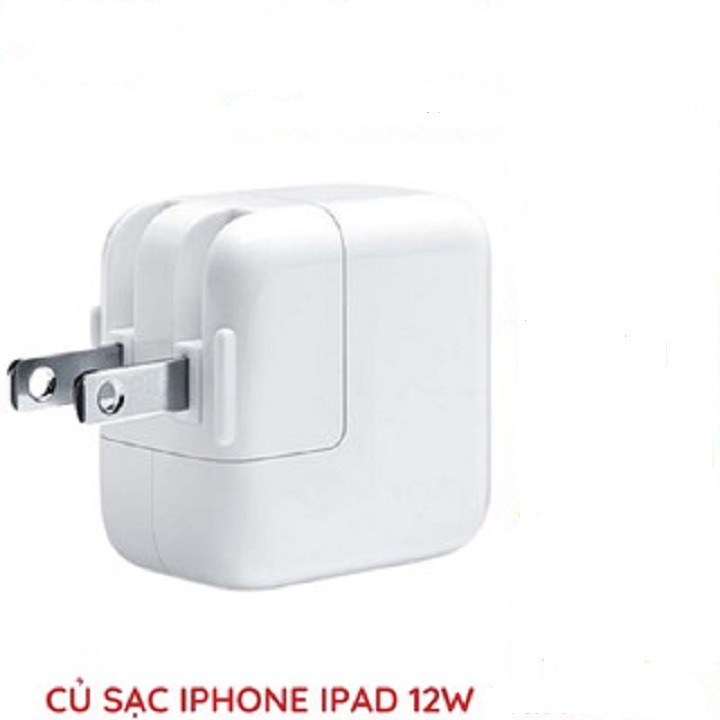Củ sạc ipad 12w dành cho iphone ipad 2/3/4 ipad mini 1/2/3/4 ipad air 1/2/3