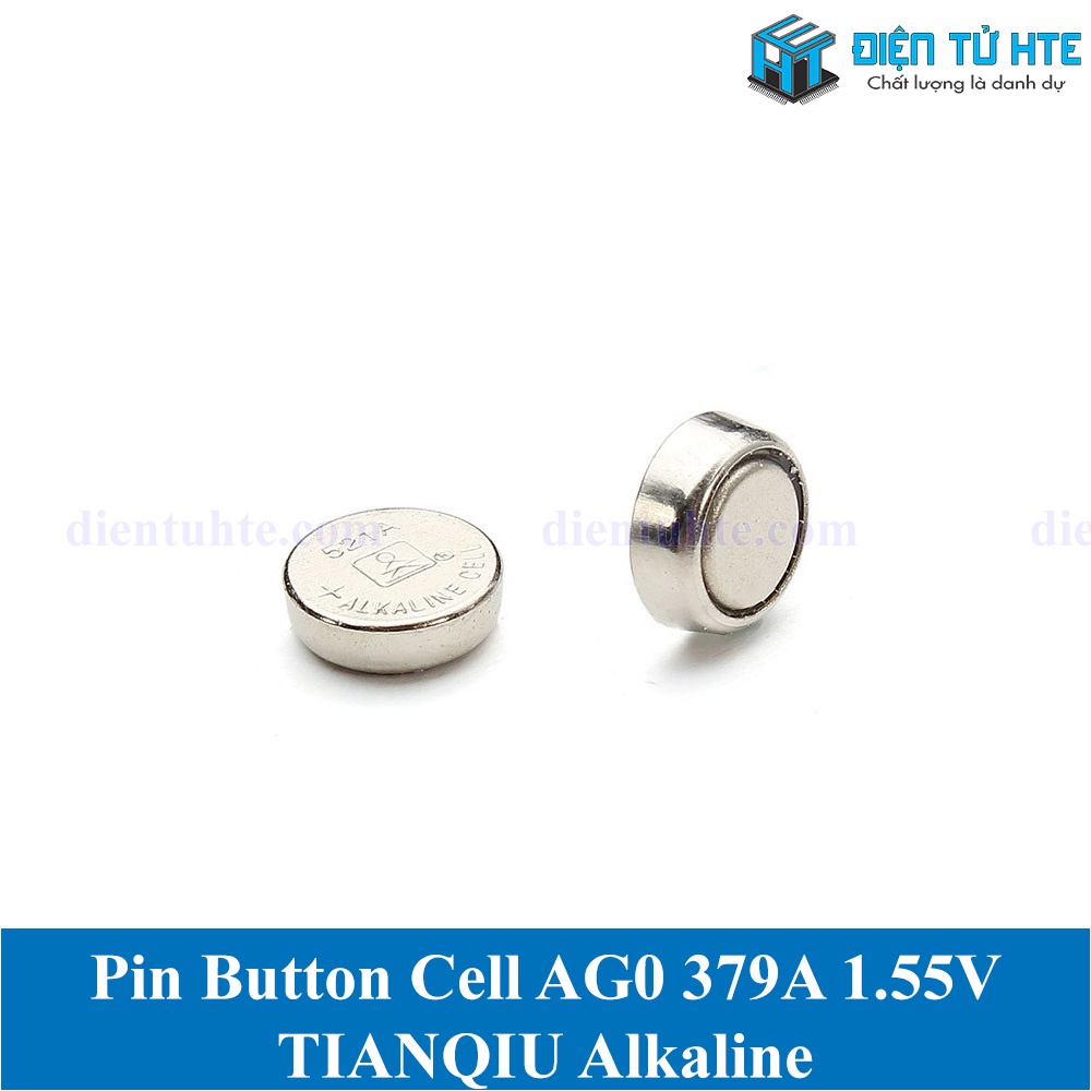 Pin cúc áo TIANQIU AG0 379A LR521 1.55V Alkaline (Trong vỉ)