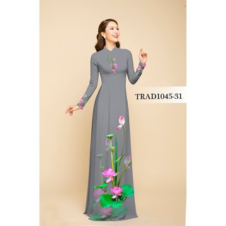 [NEW] VẢI MAY ÁO DÀI IN HOA SEN