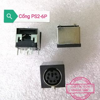 Cổng PS2 6 chân màu đen PS2-6P