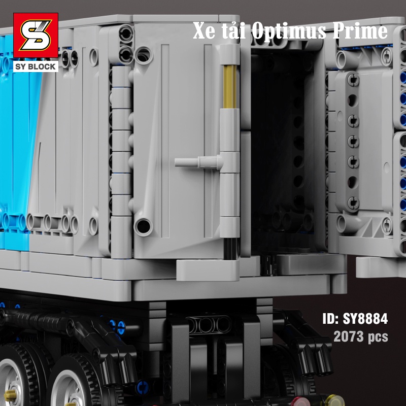 Bộ đồ chơi lắp ghép xe container Lego lắp ghép Container Optimus Prime điều khiển từ xa- Hàng cao cấp- Bảo hành 12 tháng