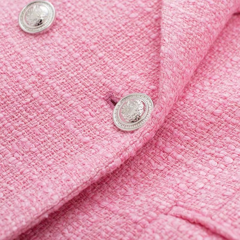 ÁO BLAZER HỒNG VẢI TWEET ZARA XUẤT XỊN TQXK