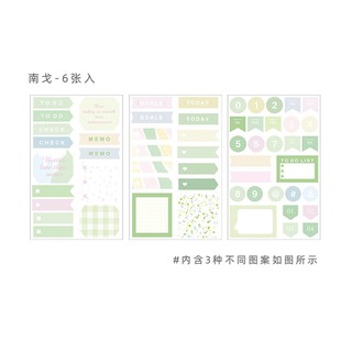 Washitape set lịch sổ tay