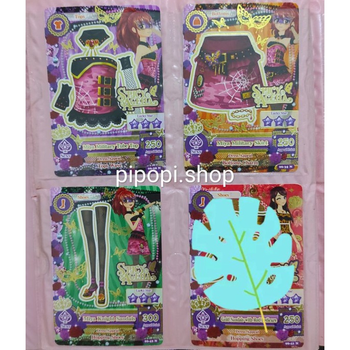 Thẻ Aikatsu | Bộ Thẻ Bài Hóa Trang Nhân Vật Aikatsu