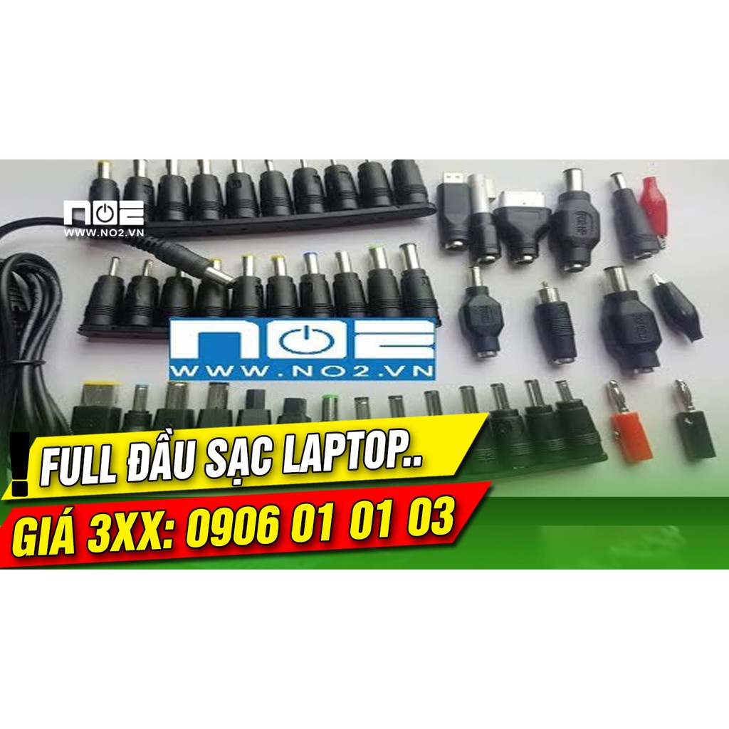 Bộ đầu sạc đa năng cho tất cả các laptop và macbook full all