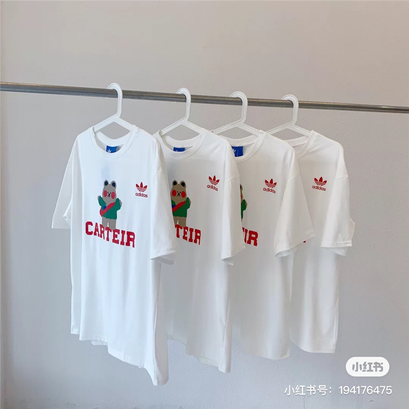 Áo thun cotton ADIDAS tay ngắn cho cặp đôi #A43