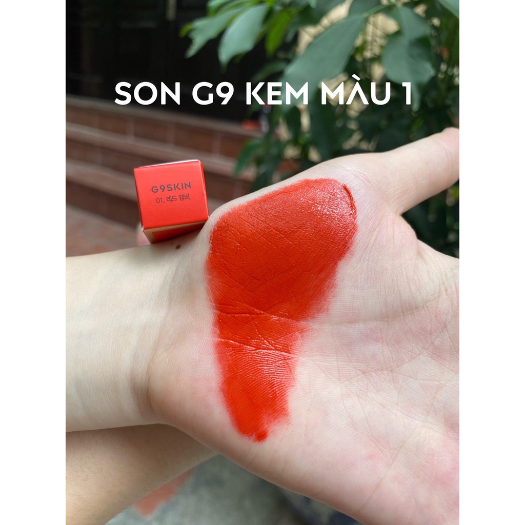 (Chính Hãng)Son Kem G9 Skin First V-Fit Velvet Tint 3.5g