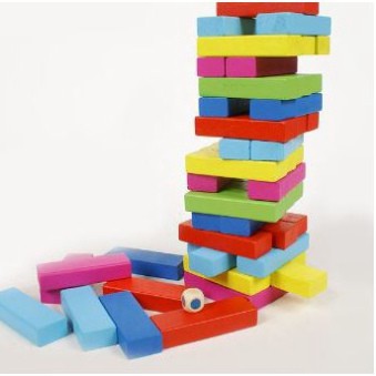 Đồ chơi Board Game BG1040 Rút Gỗ Jenga Màu