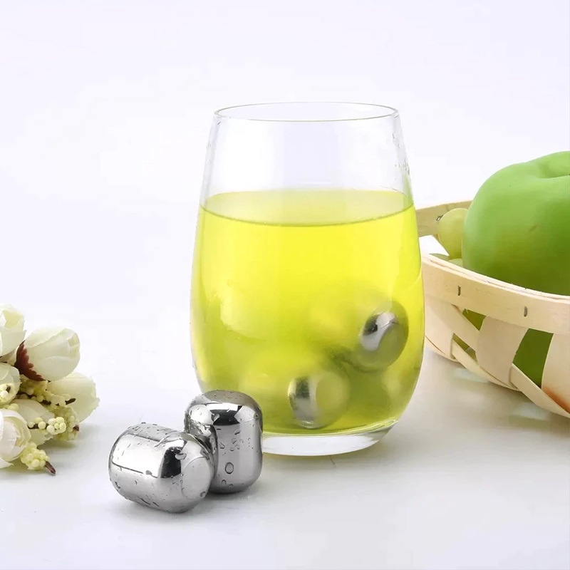 Đá lạnh vĩnh cửu Circle Joy CJ-BK02  6 viên đá inox cao cấp chính hãng - Minh Tín Shop