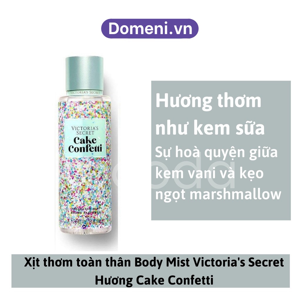 Xịt Thơm Toàn thân Victoria's Secret Body Mist 250ml Xịt Thơm Body mist Siêu Thơm Tiện Dụng