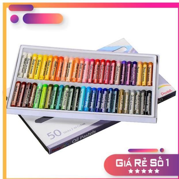 SÁP DẦU PENTEL BỘ 50 CÂY-PHN-50