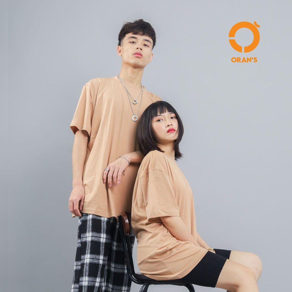 Áo thun Basic Tee phông trơn nam nữ tay lỡ Oversize chất COTTON 100% siêu thấm hút mồ hôi, FULLBOX - ORAN'S TEE BASIC | BigBuy360 - bigbuy360.vn